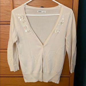 Old Navy Cream Cardigan sz small